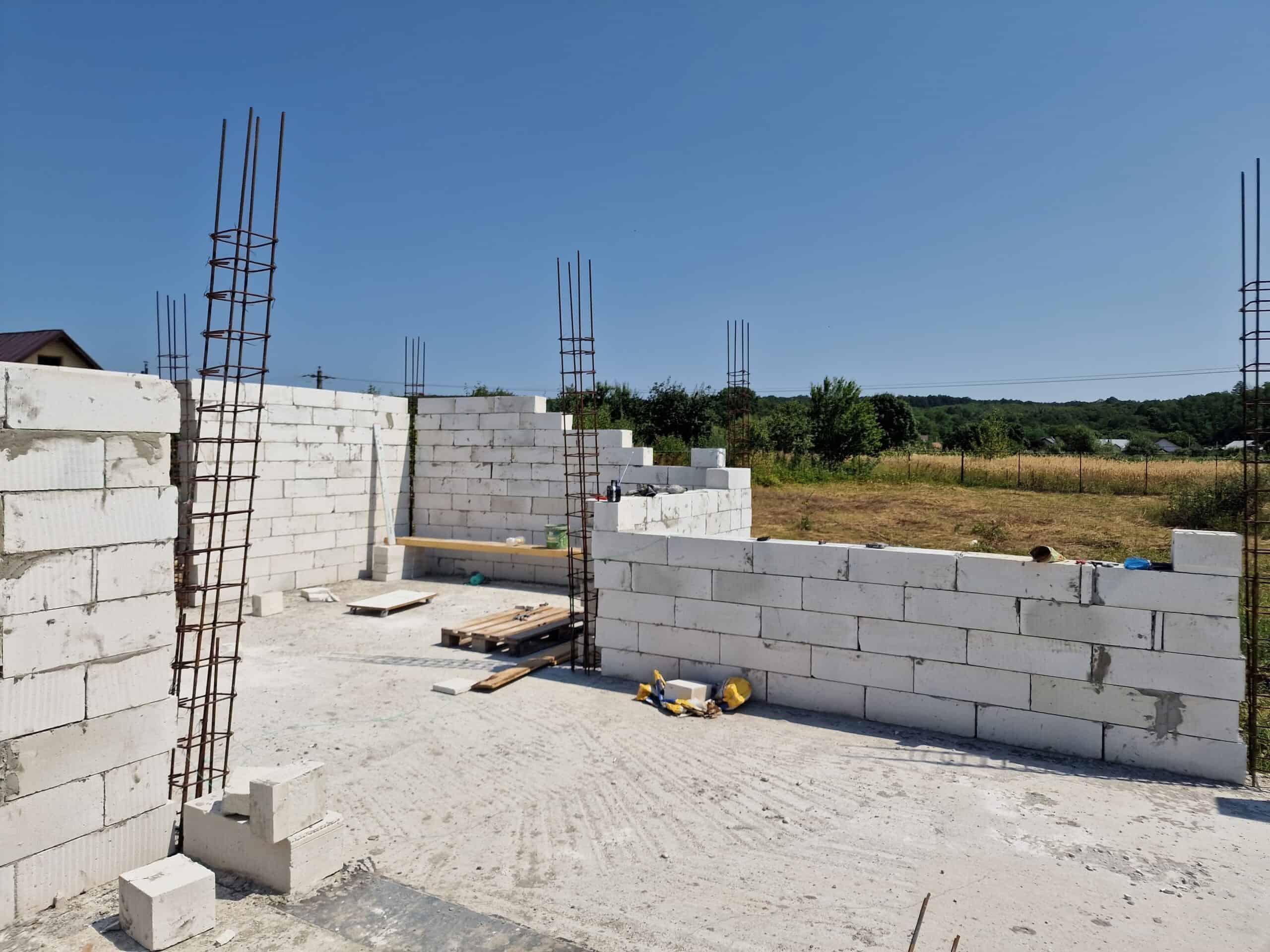 zidaria din bca la casa parter