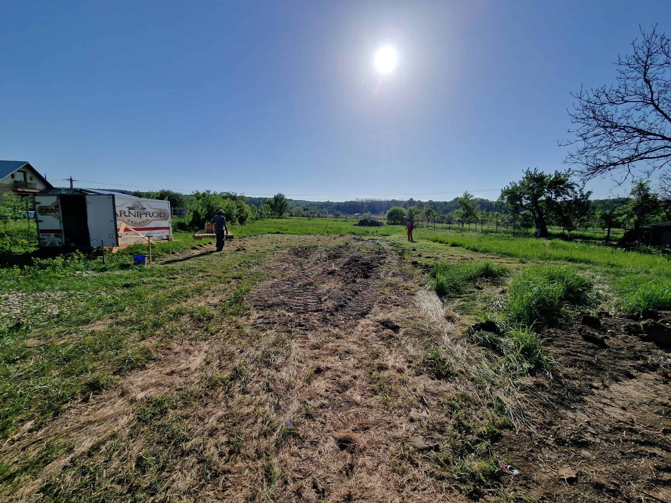 Teren pentru constructie casa inainte de fundatie